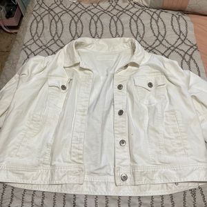 Old Navy White Jean Jacket